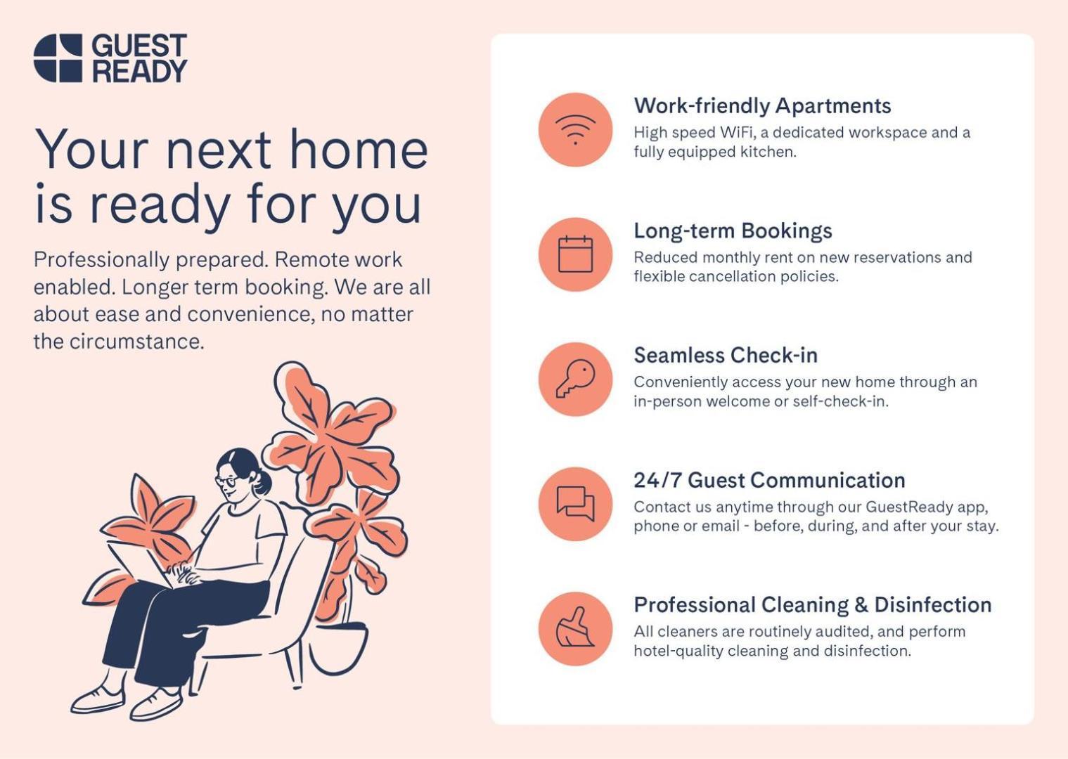 Apartment Guestready - Cardo White